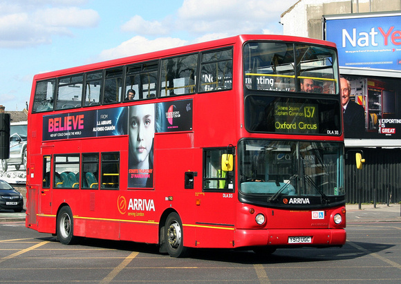 London Bus Routes | Route 137: Marble Arch - Streatham Hill, Telford ...