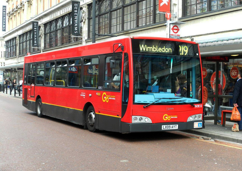 London Bus Routes | Route 219: Clapham Junction - Wimbledon