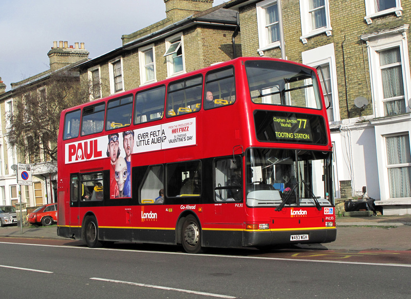 London Bus Routes Route 77 Tooting Station Waterloo Route 77