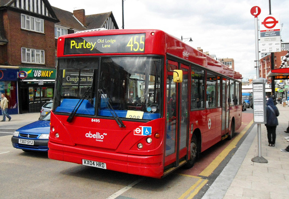 London Bus Routes | Route 455: Purley, Old Lodge Lane - Wallington Station | Route 455, Abellio