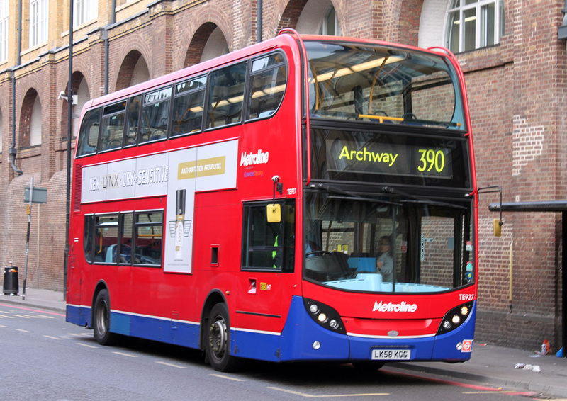 London Bus Routes Route 390 Archway Notting Hill Gate