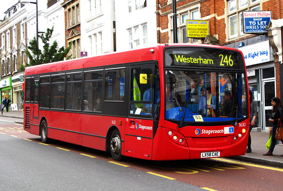 Route 246, Stagecoach London 36312, LX58CAE, Bromley South