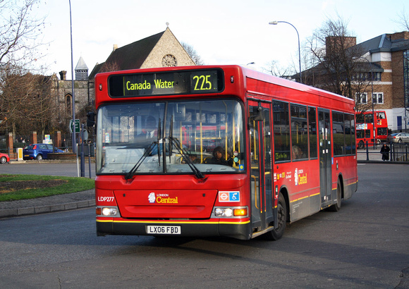 Route 225, London Central, LDP277, LX06FBD, Lewisham