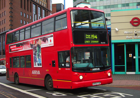 Route 194, Arriva London, DLA252, X452FGP, Croydon