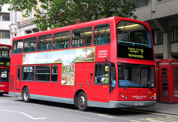 Route 9, London United RATP, VLE23, PA04CYF, Aldwych