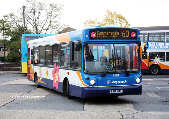 Route 60, Stagecoach South Coast 33814, R814YUD, Chichester