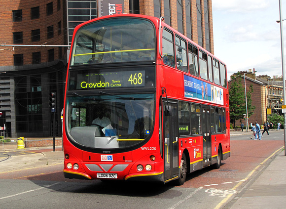 Route 468, London Central, WVL220, LX06DZC, Croydon