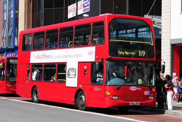 Route 119, Metrobus 455, YN03DFA, Bromley