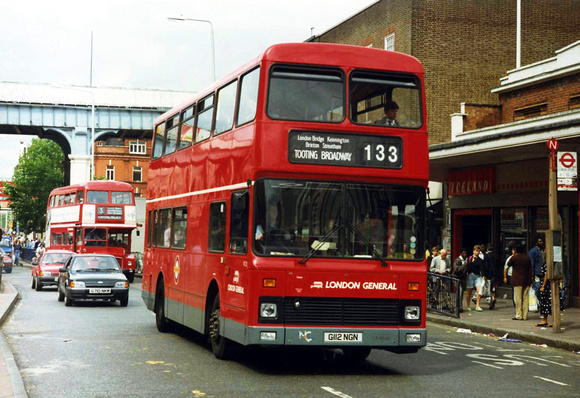 Route 133, London General, VC12, G112NGN, Brixton