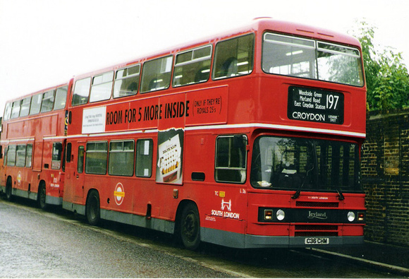 Route 197, South London Buses, L36, C36CHM, Norwood Junction
