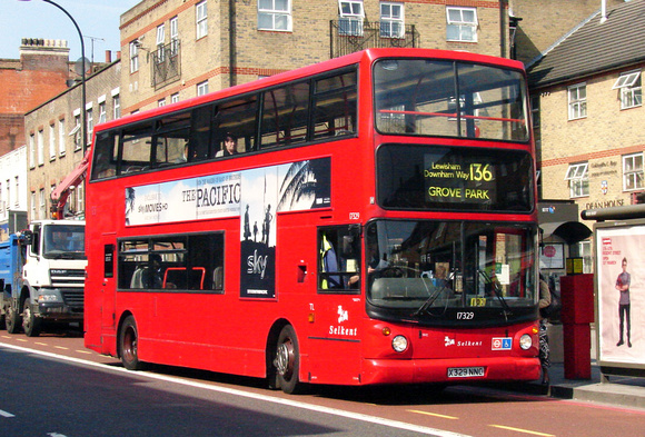 Route 136, Selkent ELBG 17329, X329NNO, New Cross