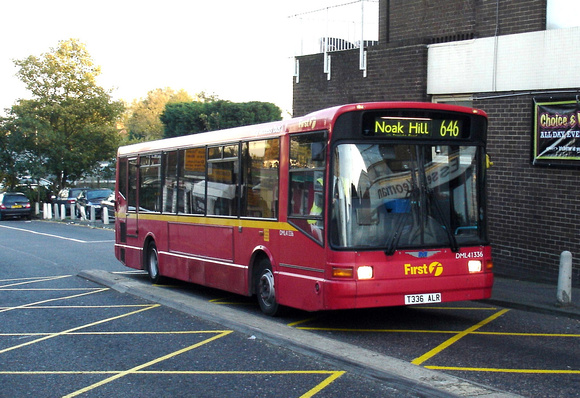 Route 646, First London, DML41336, T336ALR, Upminster