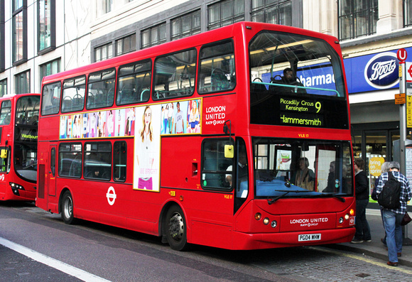 Route 9, London United RATP, VLE17, PG04WHW, The Strand