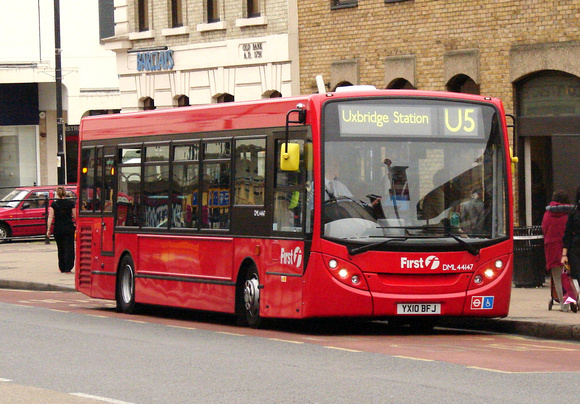 Route U5, First London, DML44147, YX10BFJ, Uxbridge