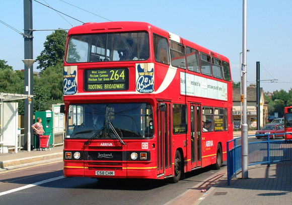 Route 264, Arriva London, L58, C58CHM, Croydon