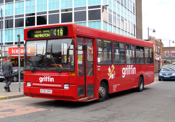 Route 419, Griffin Bus, K132SRH, Dartford