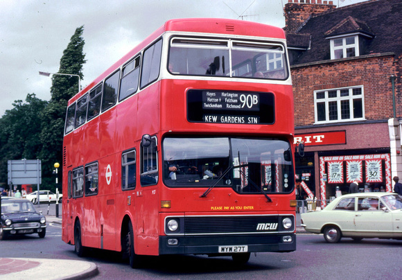 Route 90B, London Transport, M27, WYW27T