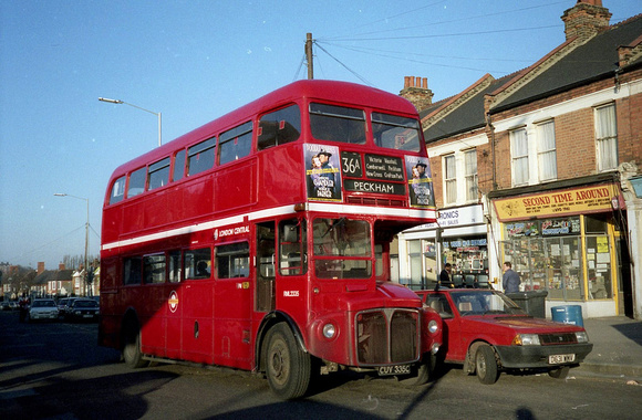 Route 36A, London Transport, RML2335, CUV335C, Brockley Rise