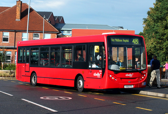 Route 481, Abellio London 8545, YX10FFG, West Middlesex Hospital
