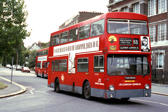 Route 88, London General, DMS2580, THX580S, Clapham Common