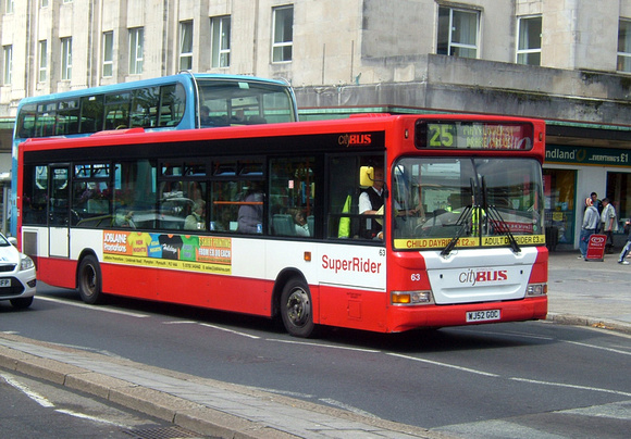 Route 25, Plymouth Citybus 63, WJ52GOC, Plymouth