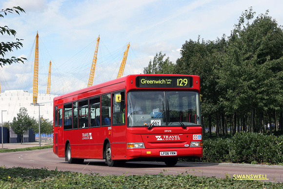 Route 129, Travel London, DP476, LF06YRM, North Greenwich