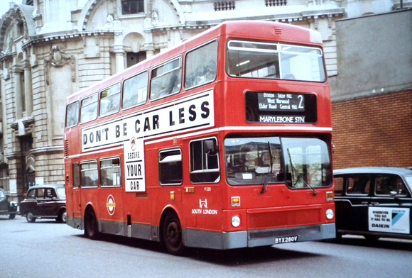 Route 2, South London Buses, M280, BYX280V, Victoria
