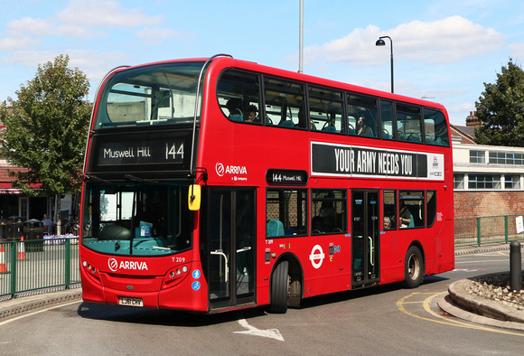 Route 144, Arriva London, T209, LJ61CHV, Turnpike Lane