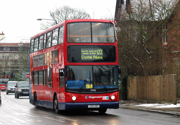 Route 122, Stagecoach London 17906, LX03ORZ, Crystal Palace