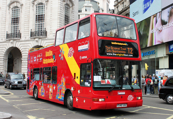 Arriva Sightseeing, DLP246, Y546UGC, Piccadilly Circus