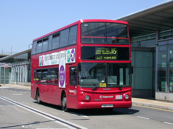 Route 115, Stagecoach London, TA87, T687KPU