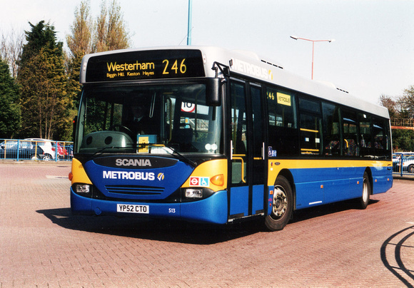 Route 246, Metrobus 513, YP52CTO, Bromley Bus Station