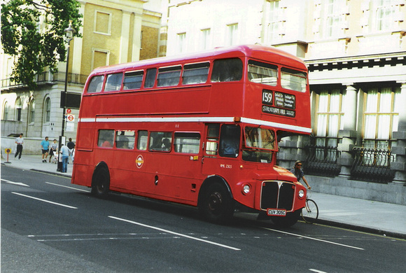 Route 159, South London Buses, RML2305, CUV305C