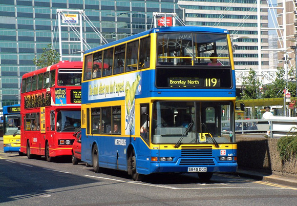 Route 119, Metrobus 849, S849DGX, Croydon