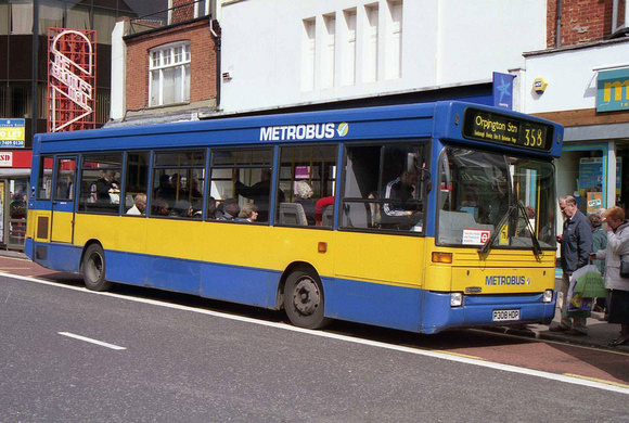 Route 358, Metrobus 308, P308HDP, Bromley