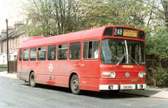 Route 248, London Transport, LS134, THX134S, Romford