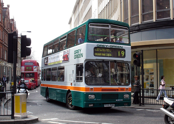 Route 19, Grey Green 115, F115PHM, Sloane Square