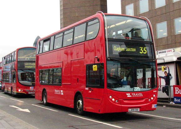 Route 35, Travel London 9465, LJ09CEO, London Bridge