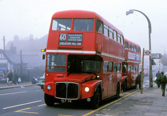Route 60, London Transport, RM46, VLT46