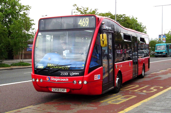 Route 469, Stagecoach London 25301, LX58CHF, Woolwich