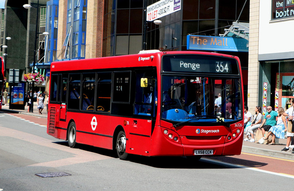 Route 354, Stagecoach London 36326, LX58CCK, Bromley