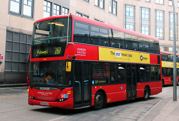 Route 267, London United RATP, SP164, YP59OEZ, Hammersmith