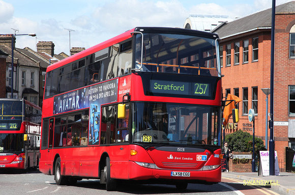 Route 257, East London ELBG 15031, LX58CGG, Walthamstow