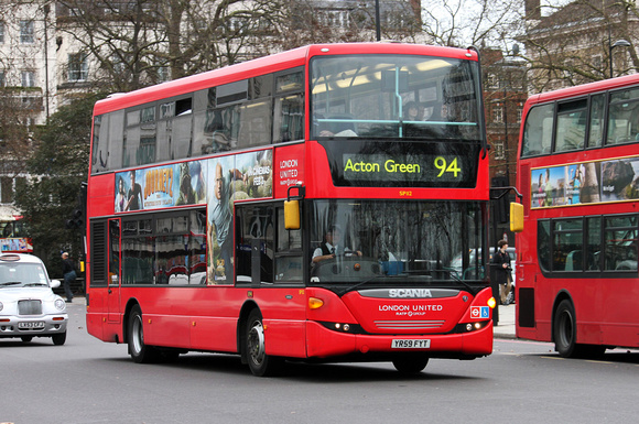 Route 94, London United RATP, SP112, YR59FYT, Marble Arch