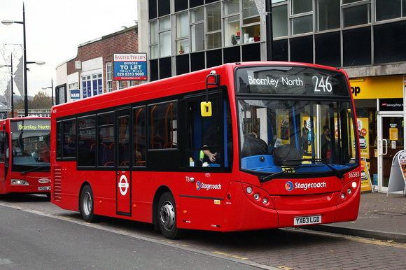 Route 246, Stagecoach London 36583, YX63LGD, Bromley