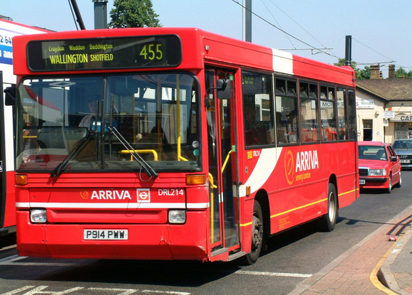 Route 455, Arriva London, DRL214, P914PWW, Croydon