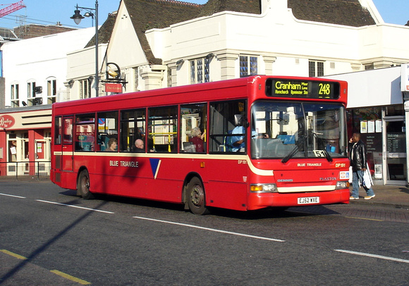 Route 248, Blue Triangle, DP191, EJ52WXE, Romford