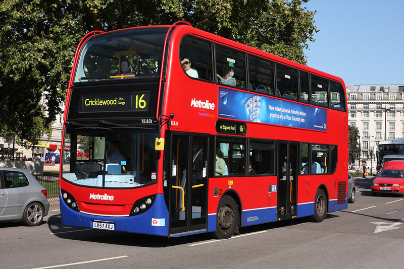 16 bus journey