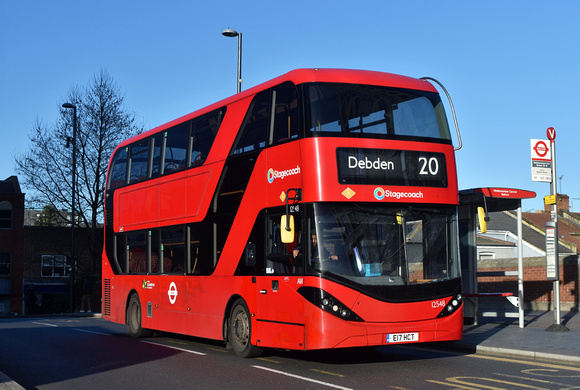 Route 20, Stagecoach London 12548, E17HCT, Walthamstow