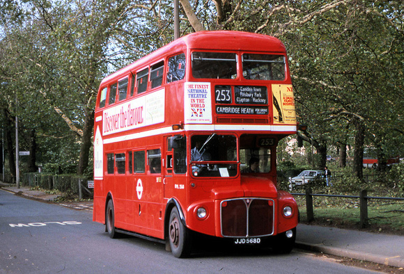 Route 253, London Transport, RML2568, JJD568D, Clapton Common